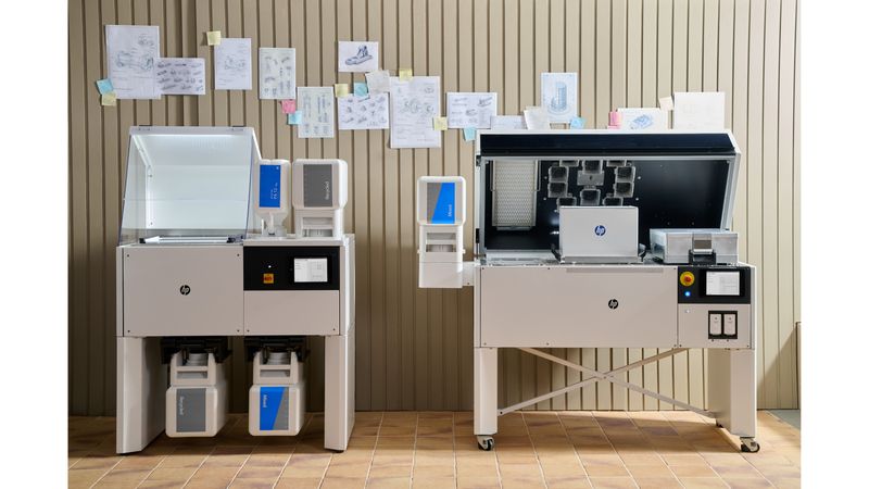 HP Multi Jet Fusion 1200 3D yazıcı endüstriyel üretim sistemi